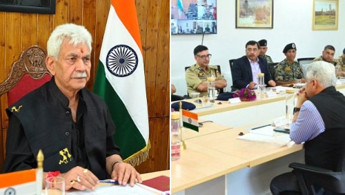 जम्मू-कश्मीर के उपराज्यपाल मनोज सिन्हा ने श्री अमरनाथ यात्रा पर उच्च स्तरीय समीक्षा बैठक की अध्यक्षता की