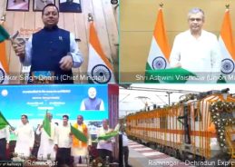 Union Minister Ashwini Vaishnaw & Uttarakhand CM virtually flag off new Ramnagar-Dehradun Express
