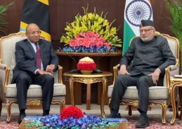 Zanzibar President Dr Hussein Ali Mwinyi meets VP Radhakrishnan in New Delhi