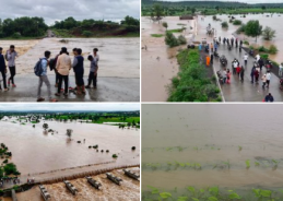 पावसामुळं यवतमाळ आणि धुळ्यात ५ जणांचा मृत्यू