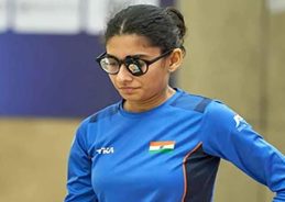 Shooting: Sainyam wins silver  medal in women’s 10-meter air pistol event