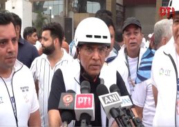 Union Sports Minister participates in cycling event to promote Fit India movement
