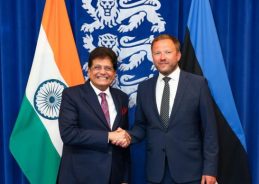 Union Minister Piyush Goyal meets Estonia’s Foreign Affairs Minister Margus Tsahkna in Tallinn