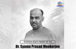 Nation pays homage to Dr. Syama Prasad Mookerjee on his birth anniversary