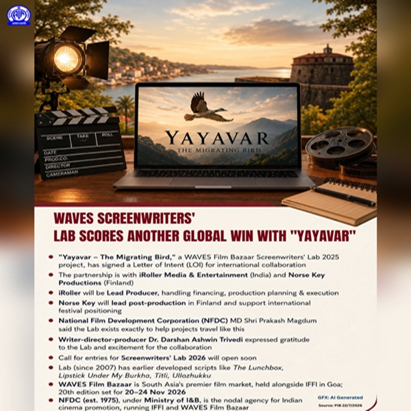 WAVES film Yayavar – The Migrating Bird signs Letter of Intent for international collaboration