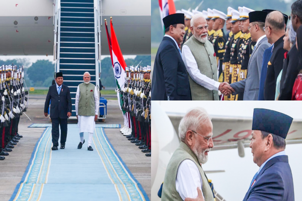 इंडोनेशिया पहुंचे पीएम मोदी, जकार्ता हवाई अड्डे पर राष्ट्रपति प्रबावो सुबियांतो ने किया स्वागत