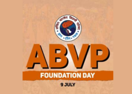 Defence Minister Rajnath Singh greets ABVP on its Foundation Day