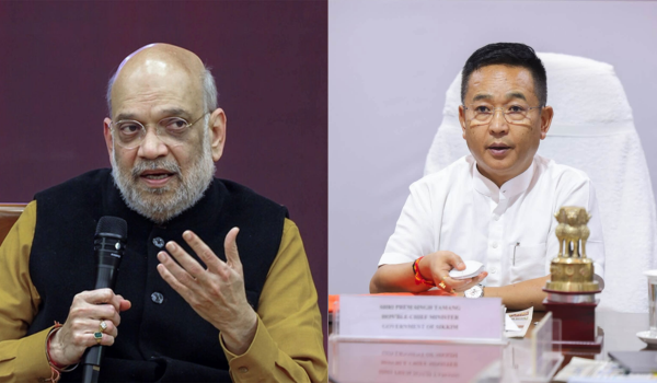 गृह मंत्री अमित शाह ने सिक्किम के मुख्यमंत्री से बात की, हर संभव सहायता का आश्वासन दिया