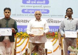 Gujarat CM Patel launches Namo Swachhata Abhiyan and Amritpan Abhiyan
