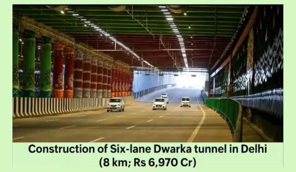 Govt approves construction of Six-lane Dwarka tunnel in Delhi