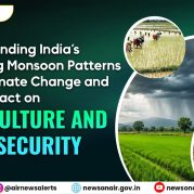 Current Affairs : Understanding India’s Changing Monsoon Patterns amid Climate Change and their impact on Agriculture and Food Security