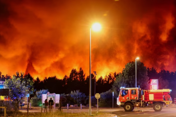 Severe wildfires in Spain and France force mass evacuations