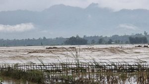 অৰুণাচল আৰু উজনি অসমত হোৱা প্ৰৱল বৰষুণৰ ফলত ৰঙানদীৰ জলস্তৰ বৃদ্ধি