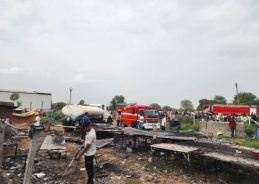 Eight killed, 10 injured as massive fire engulfs firecracker manufacturing unit in Ahmedabad
