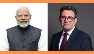 प्रधानमंत्री नरेन्‍द्र मोदी ने एंडी बर्नहैम को ब्रिटेन के प्रधानमंत्री बनने पर बधाई दी