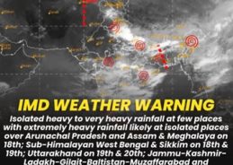 Met department issues heavy rain alert for Jammu, flash flood warning for several districts