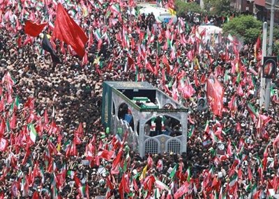 Mourners throng funeral procession of Iran’s Supreme Leader Ayatollah Ali Khamenei