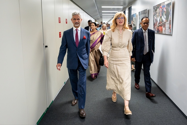 EAM S Jaishankar discusses clean and green energy technologies with EU officials