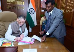 Jharkhand Governor fills Enumeration Form under Special Intensive Revision