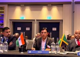 Sports Minister Mansukh Mandaviya addresses Commonwealth Sports Ministers Meeting in Glasgow
