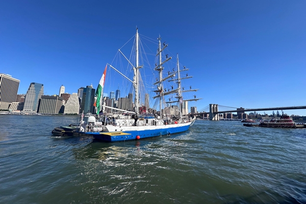 INS Sudarshini’s port call at New York signifies cultural partnership between India & US 
