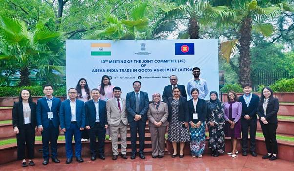India hosts AITIGA Joint Committee meeting to advance the review of the ASEAN-India trade pact
