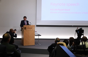 Union Minister Piyush Goyal addresses India-Estonia Business Forum in Estonia