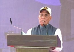 Indian Navy commissions the indigenous stealth frigate Mahendragiri in Visakhapatnam; Defence Minister says technology and conventional military strength complement each other