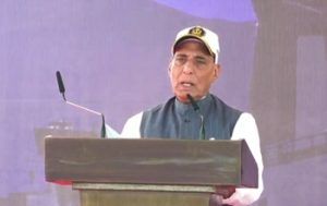 Defence Minister Rajnath Singh commissions indigenous stealth frigate INS Mahendragiri; Says, India building a strong, self-reliant and future-ready defence force
