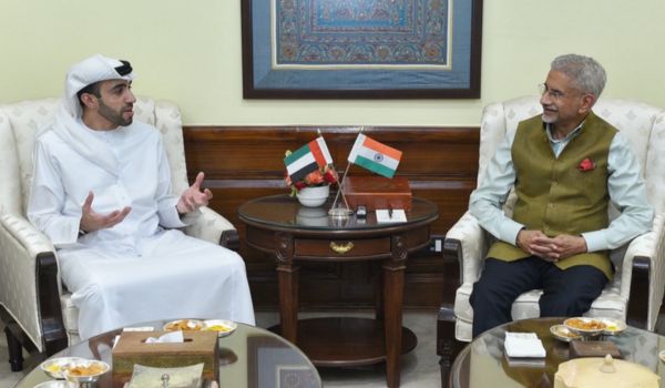 EAM Jaishankar receives Ambassador of UAE Dr. Abdulnasser Alshaali on a farewell call