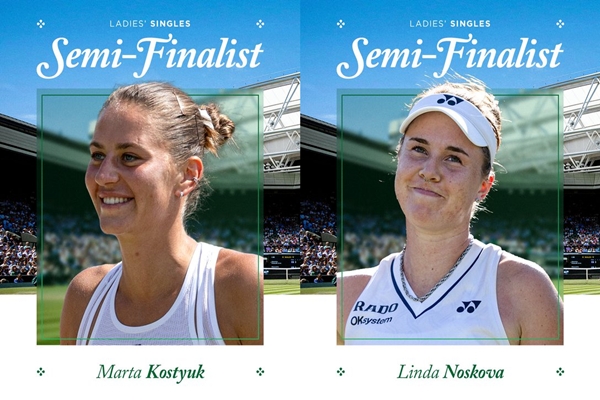 Wimbledon: Marta Kostyuk, Linda Nosková Enter Women’s Singles Semi-finals