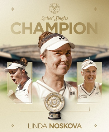 Linda Noskova beats Karolina Muchova to win first Wimbledon tennis title