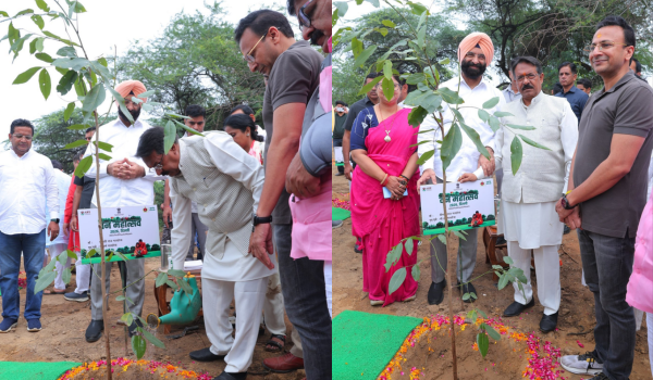 MoS Harsh Malhotra participates in ‘Ek Ped Maa Ke Naam’ plantation programme in New Delhi