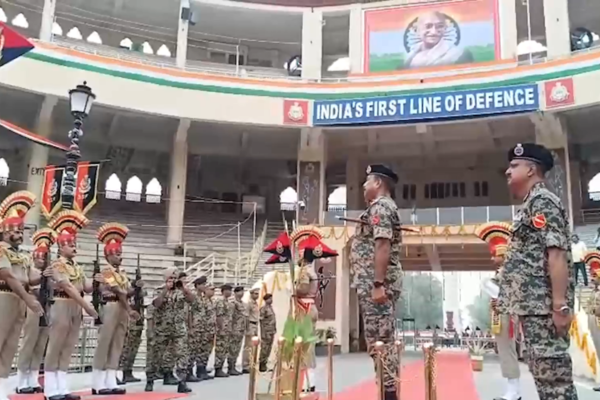 BSF celebrates 80th Independence Day at Attari-Wagah Joint Check Post in Amritsar