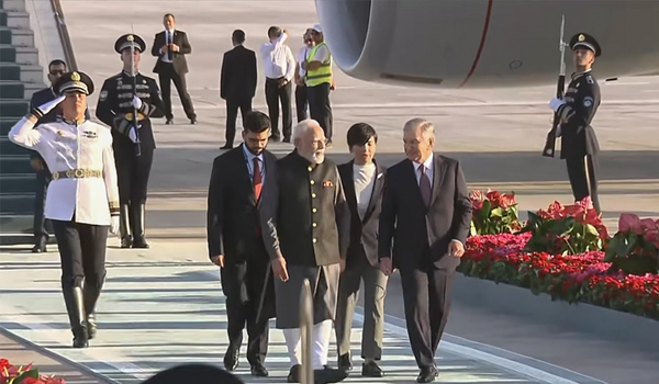 PM Modi arrives in Tashkent for two-day visit to Uzbekistan; welcomed by President Shavkat Mirziyoyev