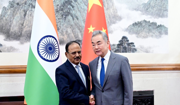 India and China reaffirm commitment to peace and tranquillity in border areas