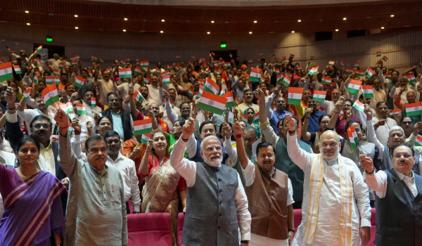 NDA Parliamentary Party holds weekly ‘Mangal Milan’ meeting in New Delhi