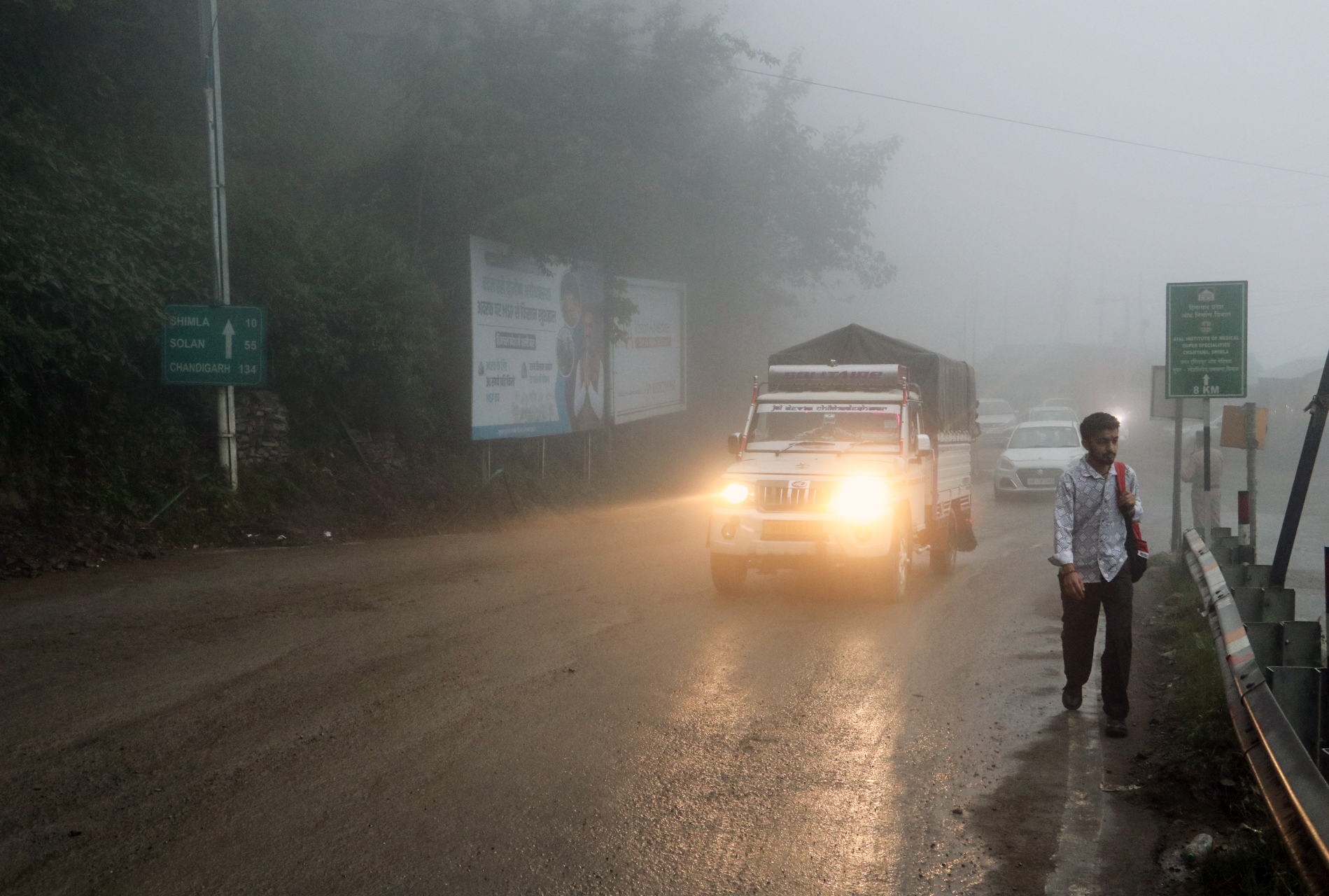 Heavy rainfall disrupts normal life in Himachal Pradesh