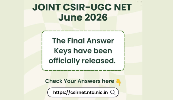 NTA releases final answer keys for Joint CSIR-UGC NET examination