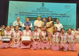 BBPS wins first prize in Youth Parliament Competition in Delhi