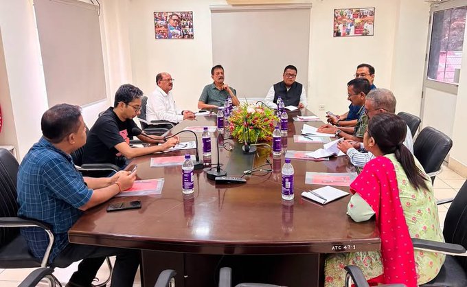 বান বিধবস্ত অঞ্চলৰ শিক্ষাৰ্থীৰ সমস্যাৰ সমাধান সন্দৰ্ভত শিক্ষামন্ত্ৰীৰ উপস্থিতিত পর্যালোচনা বৈঠক