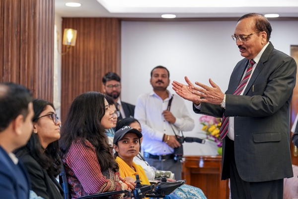 CJI interacts with Persons with Disabilities at Supreme Court premises ahead of Independence Day 