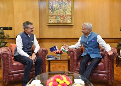 EAM Dr S Jaishankar bids farewell to outgoing EU Ambassador Hervé Delphin EAM Dr S Jaishankar bids farewell to outgoing EU Ambassador Hervé Delphin