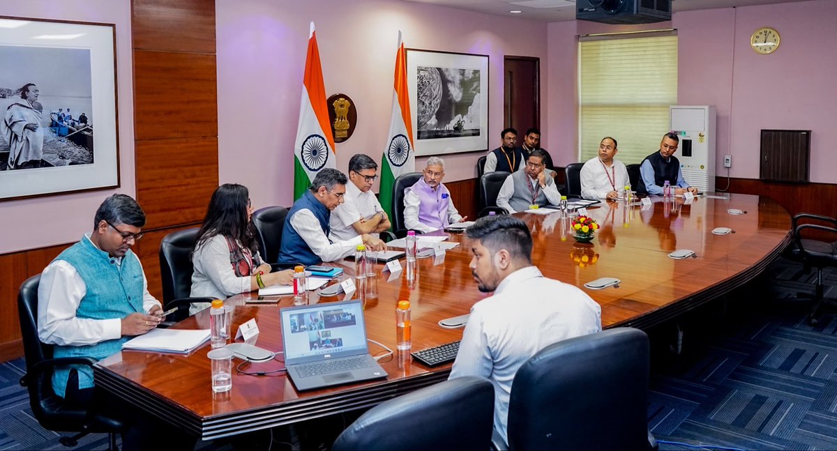 EAM Dr S Jaishankar discusses relief and rescue efforts underway in Nepal