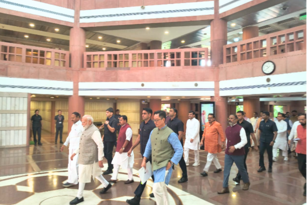 NDA Parliamentary Party’s weekly strategy meeting ‘Mangal Milan’ concludes