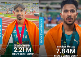 India secures two medals at World Athletics U20 Championships in US India secures two medals at World Athletics U20 Championships in US