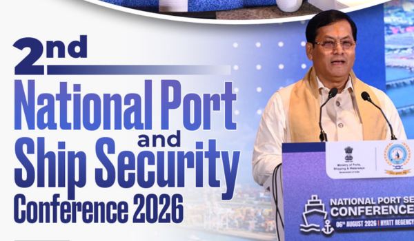 Union Minister Sarbananda Sonowal addresses 2nd National Port Security Conference 2026 in New Delhi