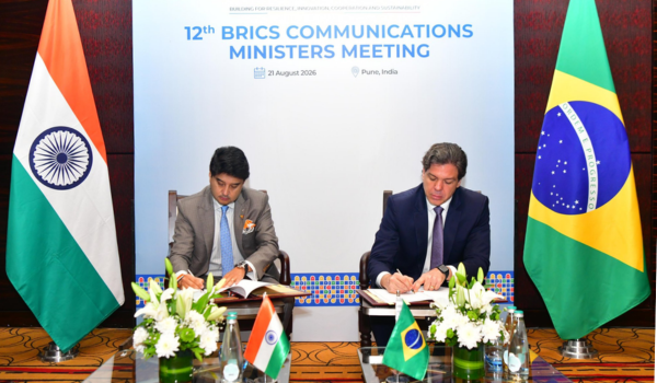 India & Brazil sign MoU to deepen cooperation in Telecommunications & ICTs on sidelines of BRICS ICT Track Meeting