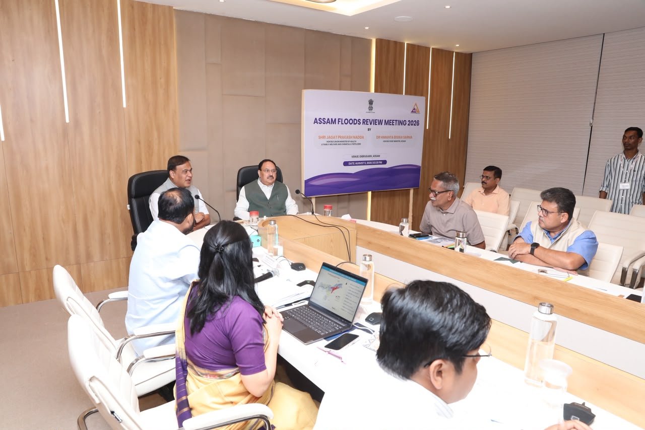 Union Minister J P Nadda assures Centre’s full support to flood-hit Assam
