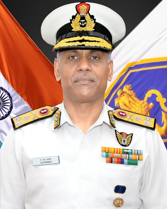 व्हाईस ॲडमिरल ए एन प्रमोद यांनी आज नौदल उपप्रमुख म्हणून पदभार स्वीकारला.